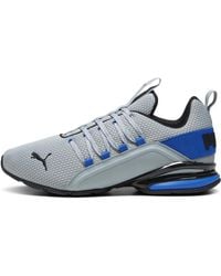 PUMA - Chaussures de Running Axelion Refresh 47 Cool Mid Gray Ultra Blue Black - Lyst