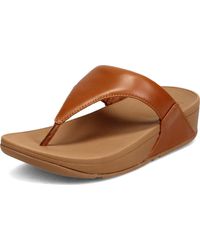 Fitflop - Lulu Leather Toepost Toe-post Sandals - Lyst