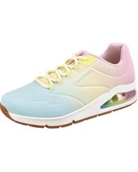 Skechers - Skecher Street UNO 2 Color Waves Sneaker Turnschuhe 155628 Weiss/Multi - Lyst