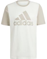 adidas - Essentials Big Jersey Big Logo T-shirt - Lyst