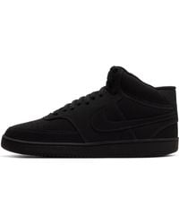Nike - Court Vision Mid Shoes - Lyst