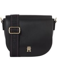 Tommy Hilfiger - Bolso bandolera Mujer Logotape con correa ancha - Lyst