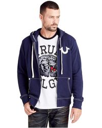 True Religion - Buddha Logo Zip Hoodie3 - Lyst