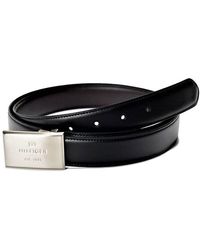 Tommy Hilfiger - Leather With Two Buckles Boxed Belt Set - Lyst