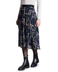 Street One - A361661 Bedruckter Mesh-Plissée-Rock - Lyst