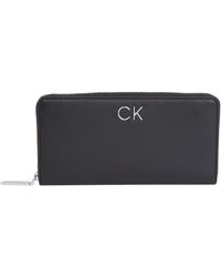 Calvin Klein - Daily Large Zip Around Wallet K60K611778 - Lyst