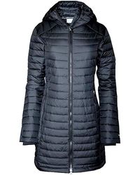 Columbia - White Out Mid Omni-Heat Long Hooded Jacket Coat Puffer - Lyst
