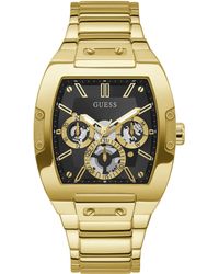Guess - Watch | Phoenix Gw0456g1 | Stainless Steel | Gold Colour - Lyst