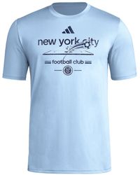 adidas - New York City Fc Vintage World Pre-game Short Sleeve T-shirt - Lyst
