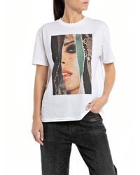 Replay - Adult W3072 Cotton Jersey T-shirt - Lyst