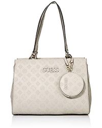 Guess Janelle Girlfriend Carryall Umhängetasche, Einheitsgröße - Grau