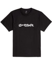 G-Star RAW - Dot Script Loose R T T-shirt Voor - Lyst