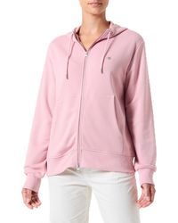 GANT - Felpa con Cappuccio Shield Zip - Lyst