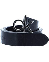 Calvin Klein CK Low EM Fix Belt 3 W75 Black - Nero