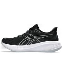 Asics - Gel Cumulus 26 S Running Trainers Road Shoes Black/white 4 - Lyst