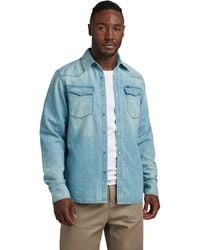 G-Star - 3301 Straight Shirt - Lyst