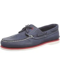 Timberland Klassische 2 Eye Bootsschuhe - Blau