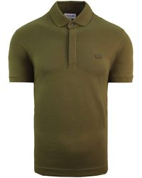Lacoste - Regular Fit Short Sleeve Khaki S Cotton Polo Shirt Ph5522 Uxf - Lyst