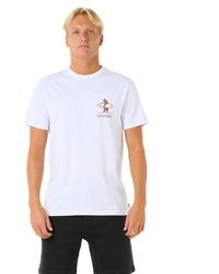Rip Curl - Graphic Short Sleeve Crew Neck T-shirt - Lyst