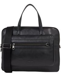 Calvin Klein - Laptop Bag Elevated Faux Leather - Lyst