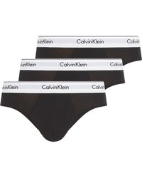 Calvin Klein - Modern Cotton Stretch 3-pack Hip Briefs - Lyst