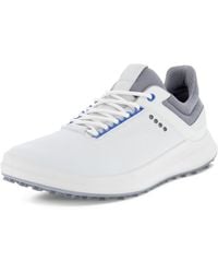 Ecco Soft Hydromax Golf Shoe in White for Men | Lyst