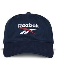 Reebok - 's [ree] Cycled Logo Cap With Medium Curved Brim And Breathable 6 Panel Design-victor Baseball - Lyst