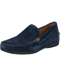 Geox U Siron Herren Mokassin - Blau