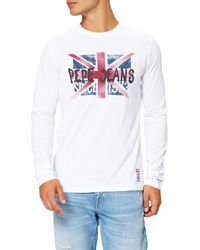 Camisetas de manga larga Pepe Jeans de hombre: hasta el 74 % de descuento |  Lyst