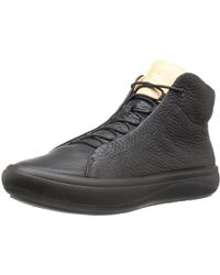 ecco black high tops