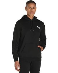 PUMA - Small Logo Hooded Sweat - Lyst