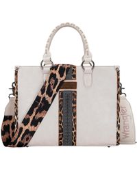 Wrangler - Tote Bag For Western Woven Shoulder Purse Leopard Print Handbags - Lyst