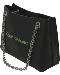 Calvin Klein - Jeans Sculpted Shoulder BAG24 Mono K60K607831 Taschen - Lyst