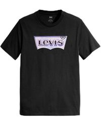 Levi's - Graphic Crewneck Tee Blacks - Lyst