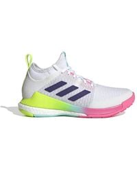 adidas - Crazyflight Mid Footwear White/team Collegiate Purple/flash Aqua 10.5 B - Lyst