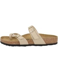 Birkenstock - Mayari Birko-flor Sandcastle Sandals 7.5 Uk - Lyst