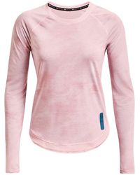 Under Armour - S Anywhere Striker Long Sleeve T-shirt Prime Pink Xl - Lyst
