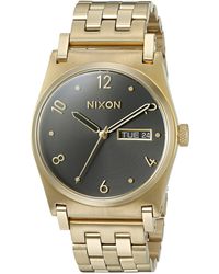 Nixon - Supertide Black Silicone Band Polycarbonate Case Quartz Digital Watch A316-1001 - Lyst
