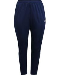 adidas - Womens Tiro 21 Track Pants Team Navy Blue Small - Lyst