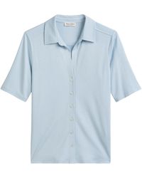 Marc O' Polo - Marc OߴPolo Donna Camicia a iche Corte con Colletto Kent Classico Regular Fit - Lyst
