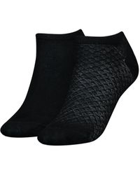 Tommy Hilfiger - Diamond Structure Sneaker Socks - Lyst
