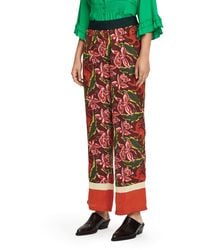 Scotch & Soda - Maison Pinted Pants With Colour Block Panels Trouser - Lyst