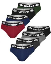 Umbro - Slips 8er Pack XL Unterhosen männer Baumwoll Passform Atmungsaktiv - Lyst