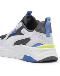 PUMA - Trinity Lite Sneakers 44.5Mineral Gray White Silver Mist Electric Lime - Lyst