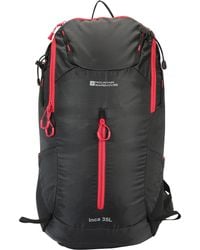 Mountain Warehouse - 35 Litres Large Daypack With Rain Cover & Lots Of Pockets In Rip Stop Fabric - All Season - Lyst