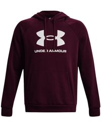 Under Armour - Sweatshirt Kapuzensweatshirt Hoodie Rival Fleece Logo - Lyst