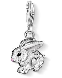 Thomas Sabo - Charm Pendant Rabbit Charm Club 925 Sterling Silver 0819-007-12 - Lyst