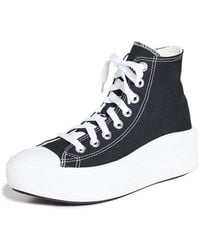 Converse - Chuck Taylor All Star Move Canvas Color Hi Sneakers Zwart Hoge Sneakers Shoes - Lyst