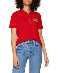 Tommy Hilfiger Jana STR PQ Polo SS Donna