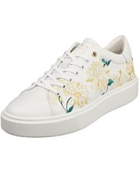 Ted Baker - Lornima Womens Fashion Trainers In Gold - 6 Uk - Lyst